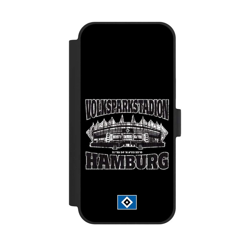 iPhone 15 Plus NIVOflip HSV Volksparkstadion Schwarz