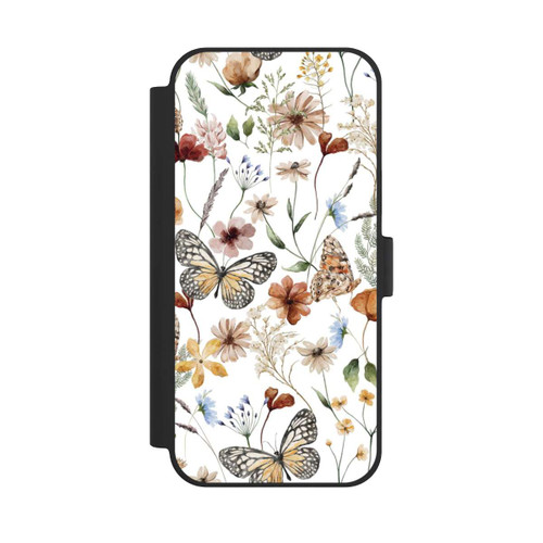 Apple iPhone 15 Plus NIVOflip Wildflowers and Butterflies Pattern
