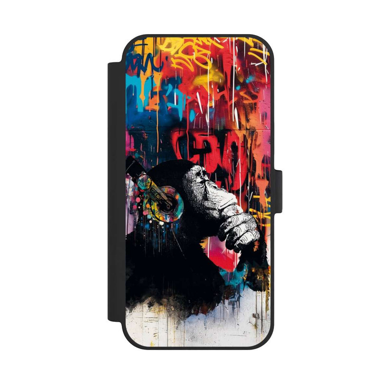 iPhone 15 Plus NIVOflip Chimp Blue Streetart