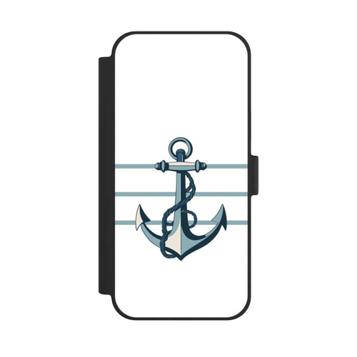 Apple iPhone 15 Plus NIVOflip Anchor Line White with AI