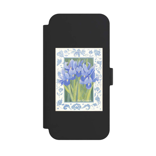 Apple iPhone 15 Plus NIVOflip Blue Iris, by Jennifer Abbott