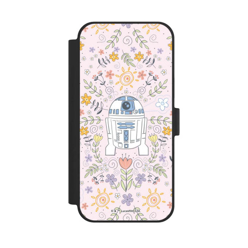 Apple iPhone 15 Plus NIVOflip R2D2 Blumen Muster