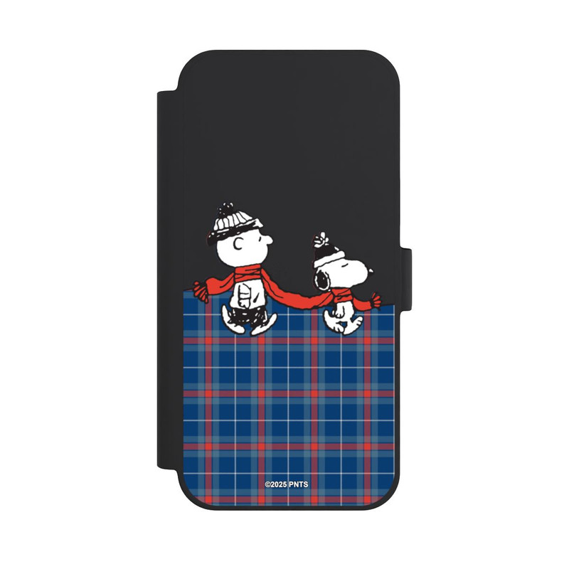 iPhone 15 Plus NIVOflip Peanuts Weihnachtspulli Transparent