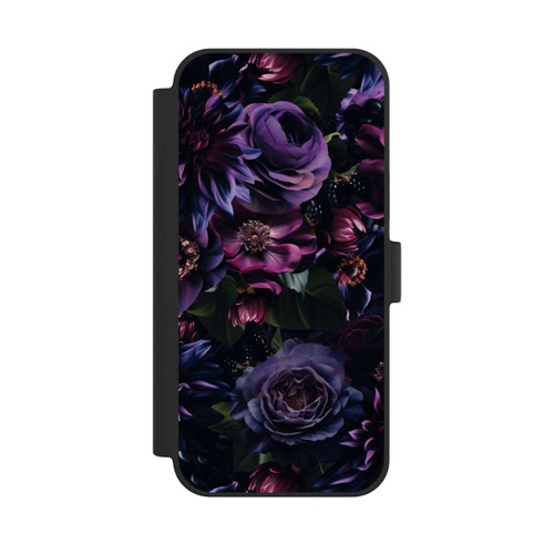 Apple iPhone 15 Plus NIVOflip Dunkle Lila Blüten 