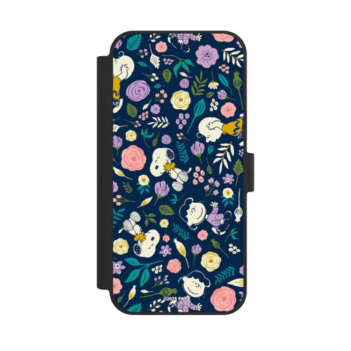 Apple iPhone 15 Plus NIVOflip Peanuts Dark Flower Pattern
