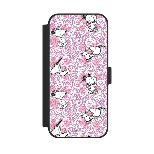 Apple iPhone 15 Plus NIVOflip Peanuts Pink Roses Pattern