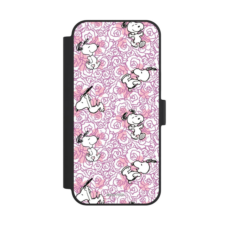 iPhone 15 Plus NIVOflip Peanuts Pink Roses Pattern