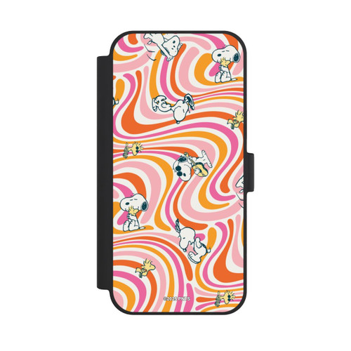 Apple iPhone 15 Plus NIVOflip Peanuts Hippie Pattern Orange