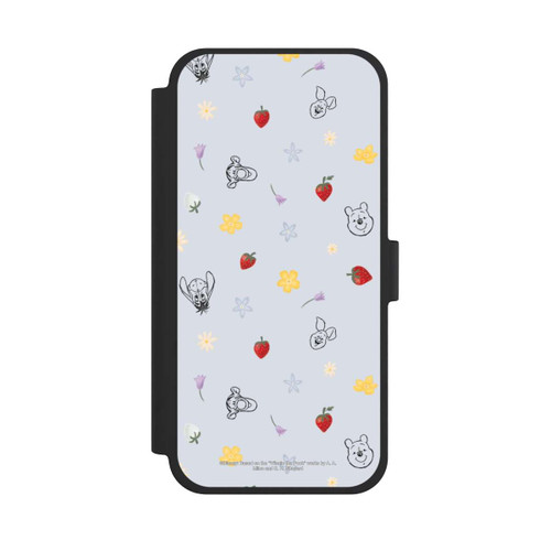 Apple iPhone 15 Plus NIVOflip Winnie the Pooh and Friends Strawberry Pattern Blue