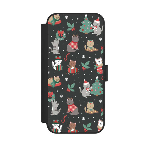 Apple iPhone 15 Plus NIVOflip Weihnachtliche Kätzchen