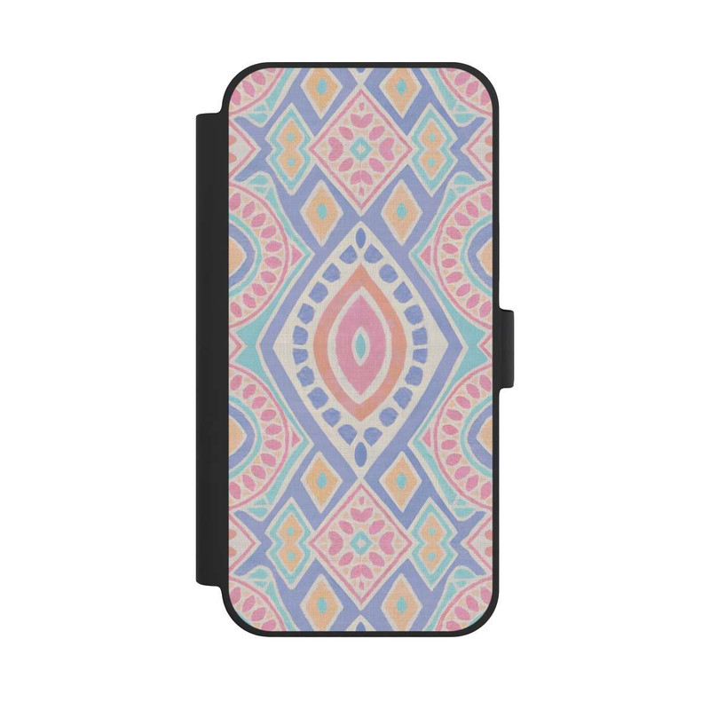 iPhone 15 Plus NIVOflip Boho Geometric Mosaic Intricate Tribal Design
