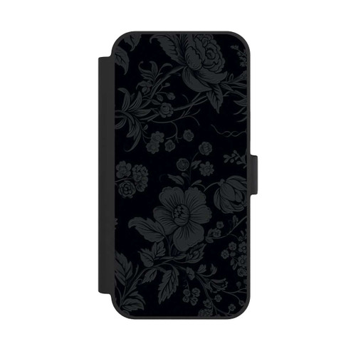 Apple iPhone 15 Plus NIVOflip Dunkle Blumen Vintageoptik