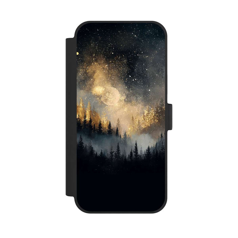 iPhone 15 Plus NIVOflip nächtlicher Wald