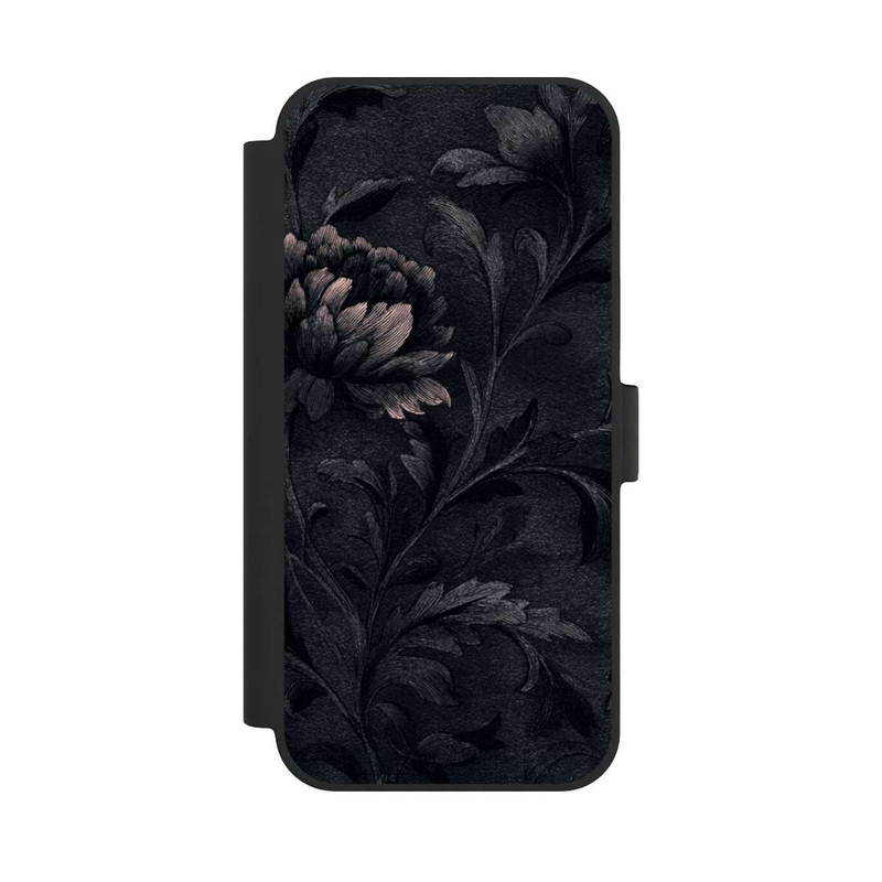 iPhone 15 Plus NIVOflip Flower Pattern Dark Vintage