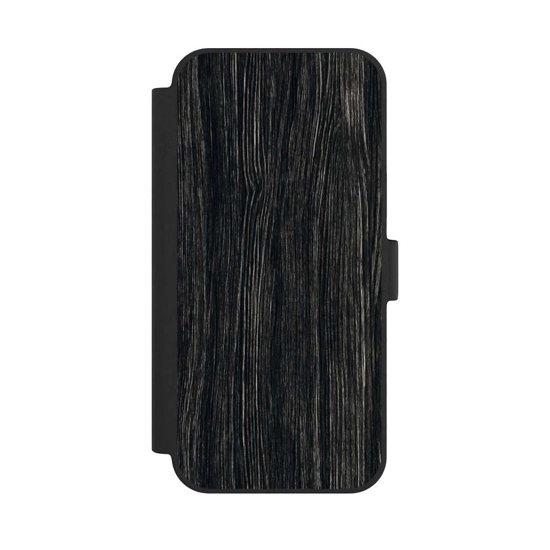 iPhone 15 Plus NIVOflip Dark Wood Texture