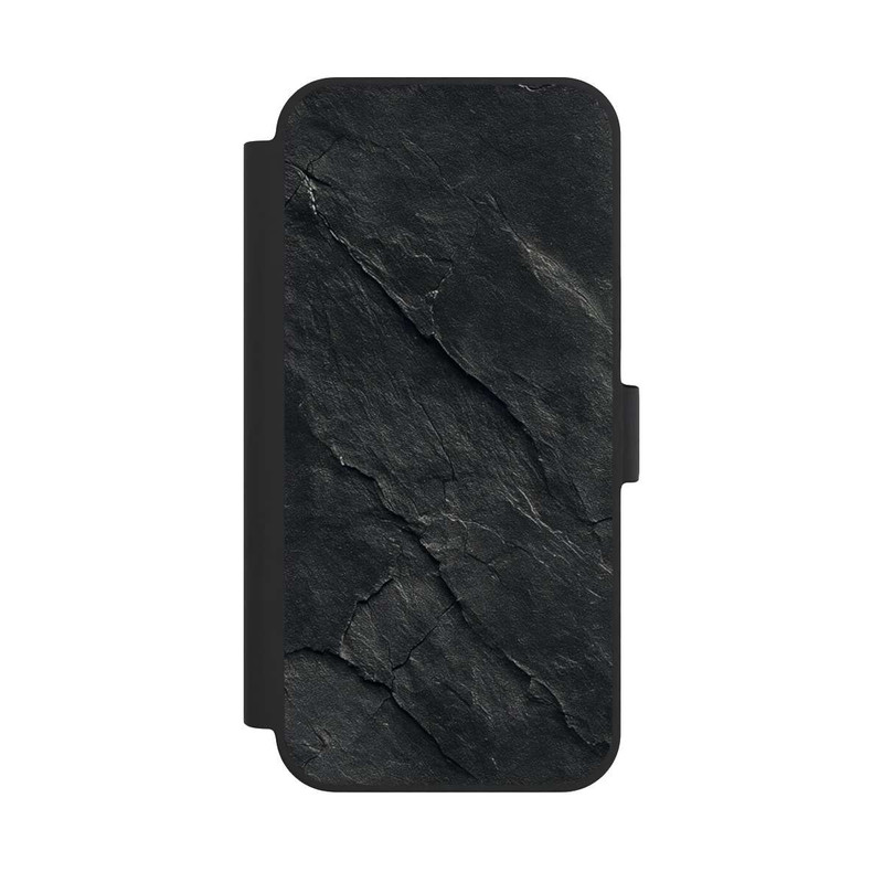 iPhone 15 Plus NIVOflip Dunkler Schiefer Look