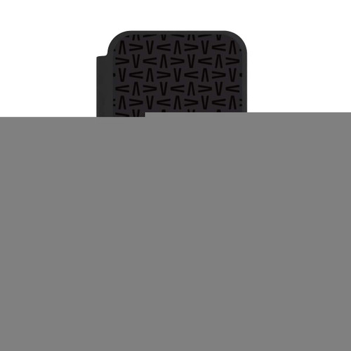 Apple iPhone 15 Plus NIVOflip Nivocase Muster Schwarz Grau