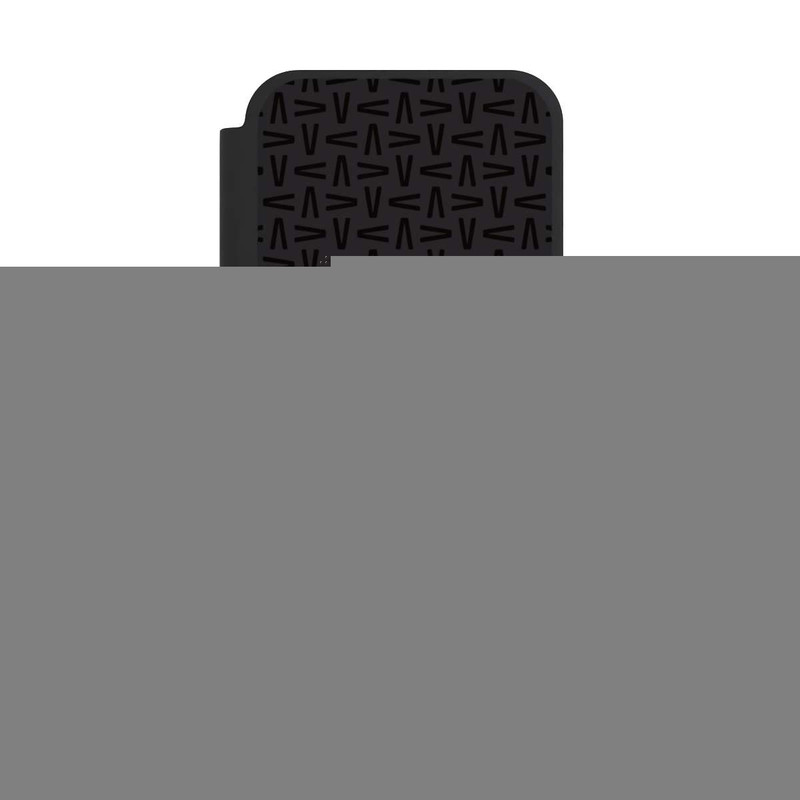 iPhone 15 Plus NIVOflip Nivocase Muster Schwarz Grau