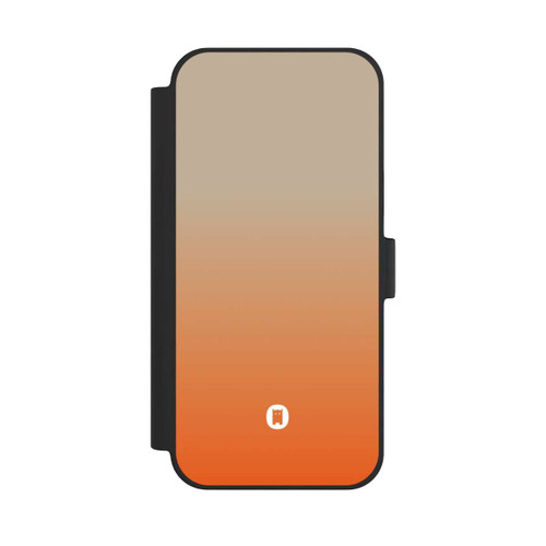 Apple iPhone 15 Plus NIVOflip Nivocase Farbverlauf Beige Orange