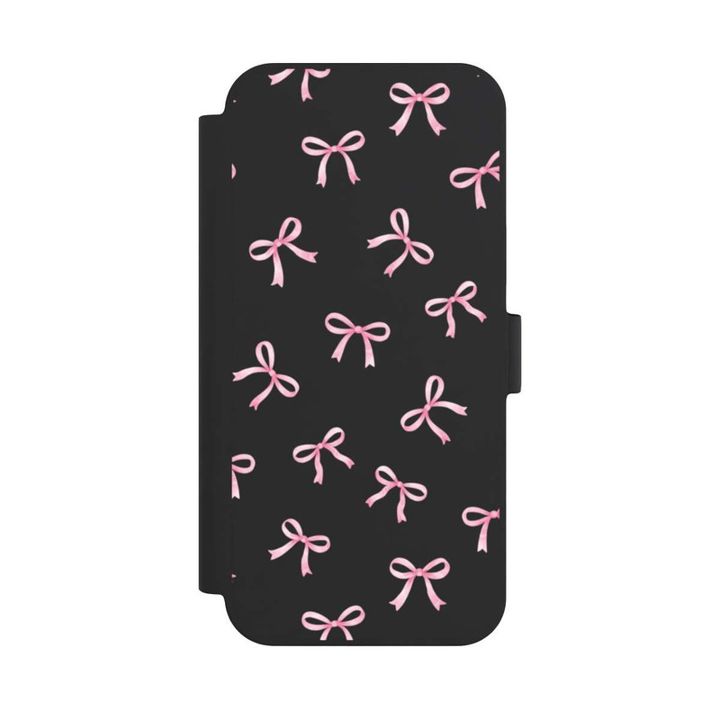 iPhone 15 Plus NIVOflip Pink Bows transparent with AI