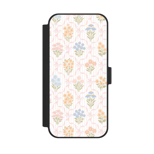 Apple iPhone 15 Plus NIVOflip Vintage Frühlingsblumenstrauß im Cottagecore Stil