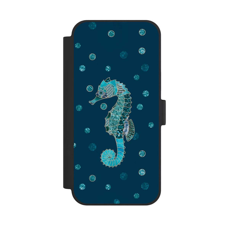 iPhone 15 Plus NIVOflip Glamour Sea Horse Art
