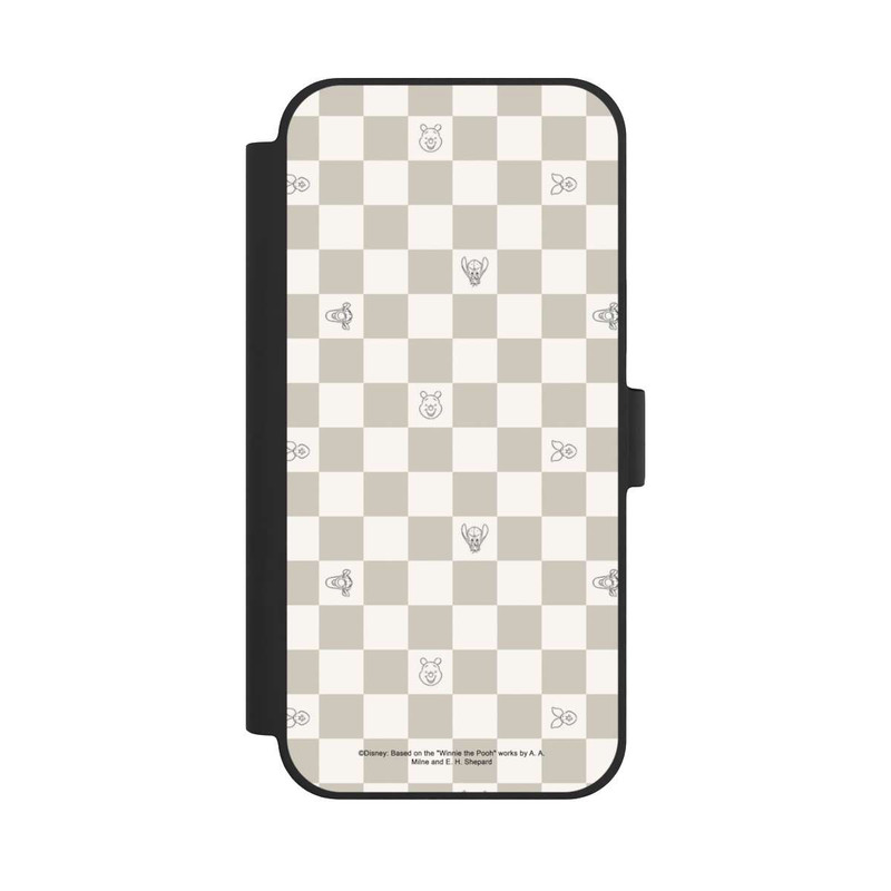 iPhone 15 Plus NIVOflip Winnie l'Ourson Beige à Carreaux