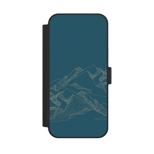 Apple iPhone 15 Plus NIVOflip Berglandschaft blau