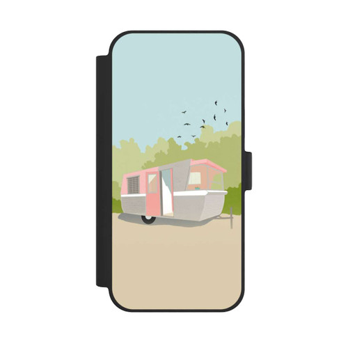 Apple iPhone 15 Plus NIVOflip Retro Glamping by Roberta Murray