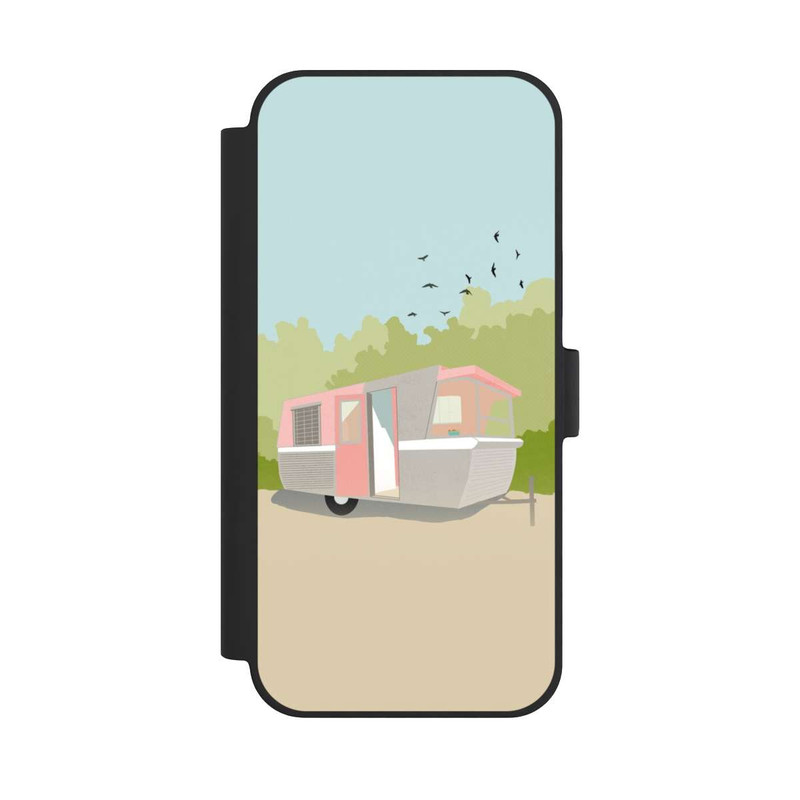 iPhone 15 Plus NIVOflip Retro Glamping by Roberta Murray