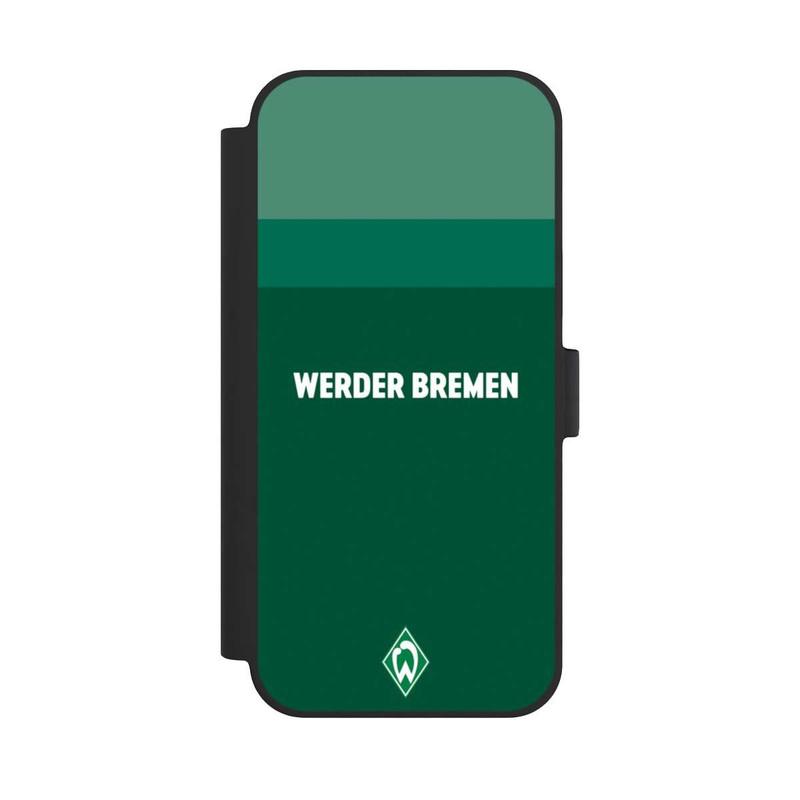 iPhone 15 Plus NIVOflip Werder Bremen Schriftzug Raute