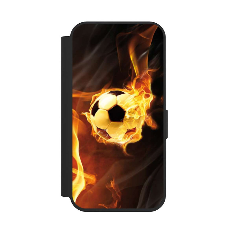 iPhone 15 Pro NIVOflip Fußball in Flammen