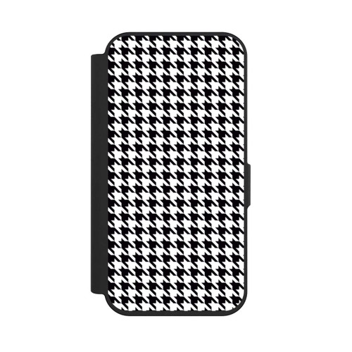 Apple iPhone 15 Pro NIVOflip Hahnentritt schwarz-weiß