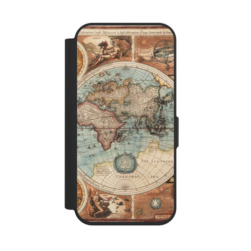 Apple iPhone 15 Pro NIVOflip Vintage Weltkarte