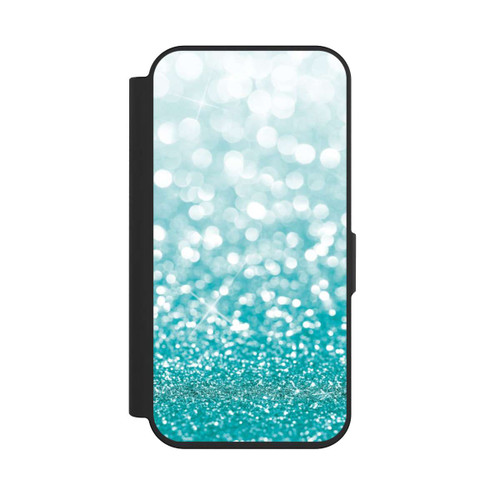 Apple iPhone 15 Pro NIVOflip Petrol Glitter Look