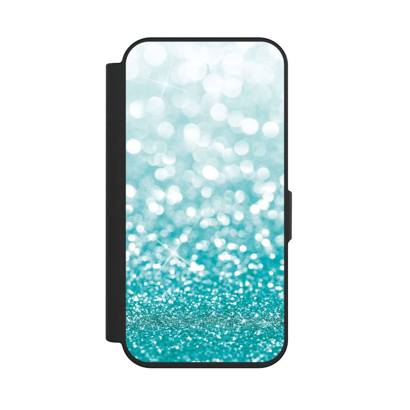 iPhone 15 Pro NIVOflip Petrol Glitter Look
