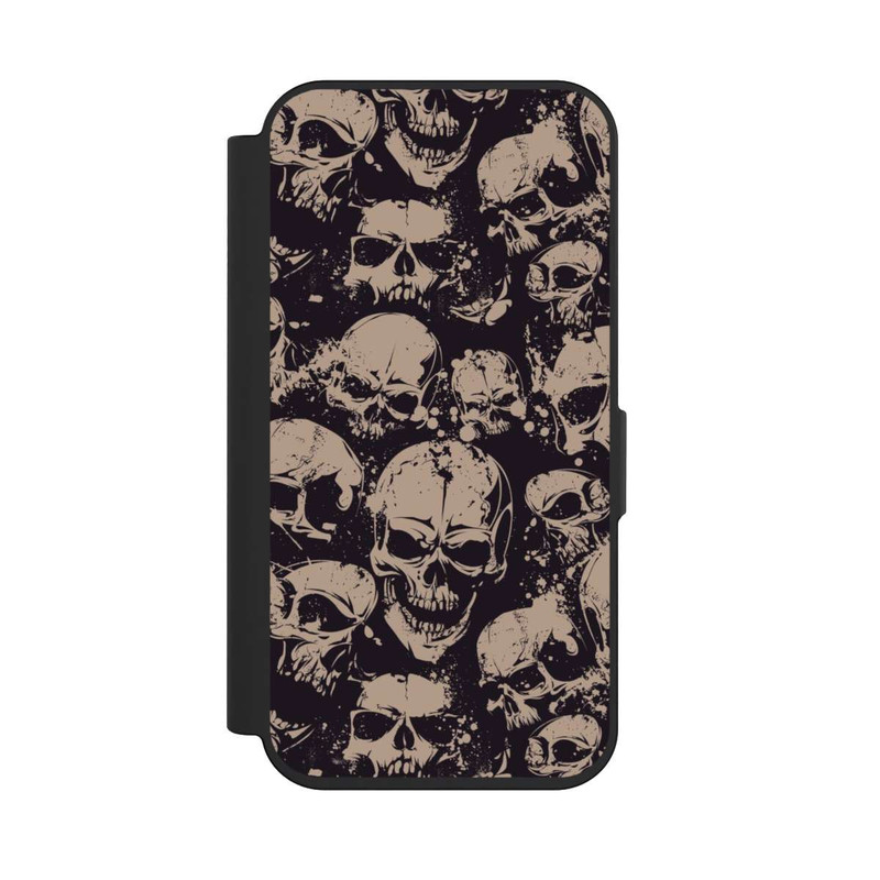 iPhone 15 Pro NIVOflip Halloween Totenköpfe