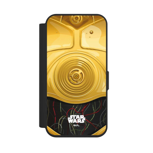 Apple iPhone 15 Pro NIVOflip C3PO Closeup