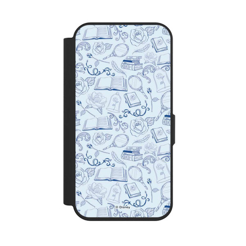Apple iPhone 15 Pro NIVOflip Beauty and Beast Pattern Blue