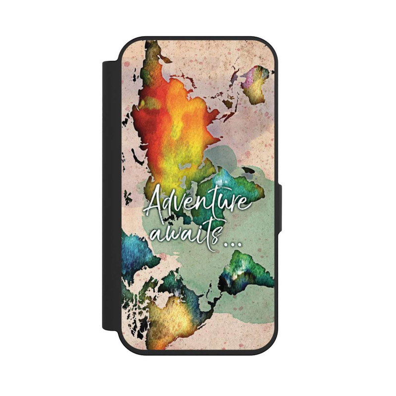 iPhone 15 Pro NIVOflip Worldmap Colourful