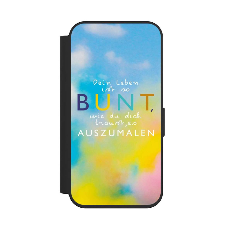 iPhone 15 Pro NIVOflip Das Leben ist Bunt