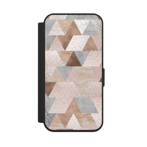 Apple iPhone 15 Pro NIVOflip  Schimmernde Dreiecke