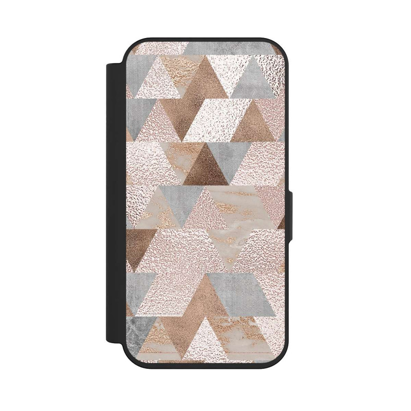 iPhone 15 Pro NIVOflip Shimmering Triangles Look
