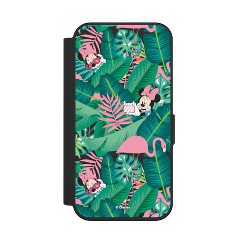 Apple iPhone 15 Pro NIVOflip Minnie Summer Palmblätter ohne Hintergrund