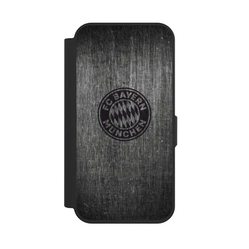 Apple iPhone 15 Pro NIVOflip Metalllook FCB Logo einfarbig