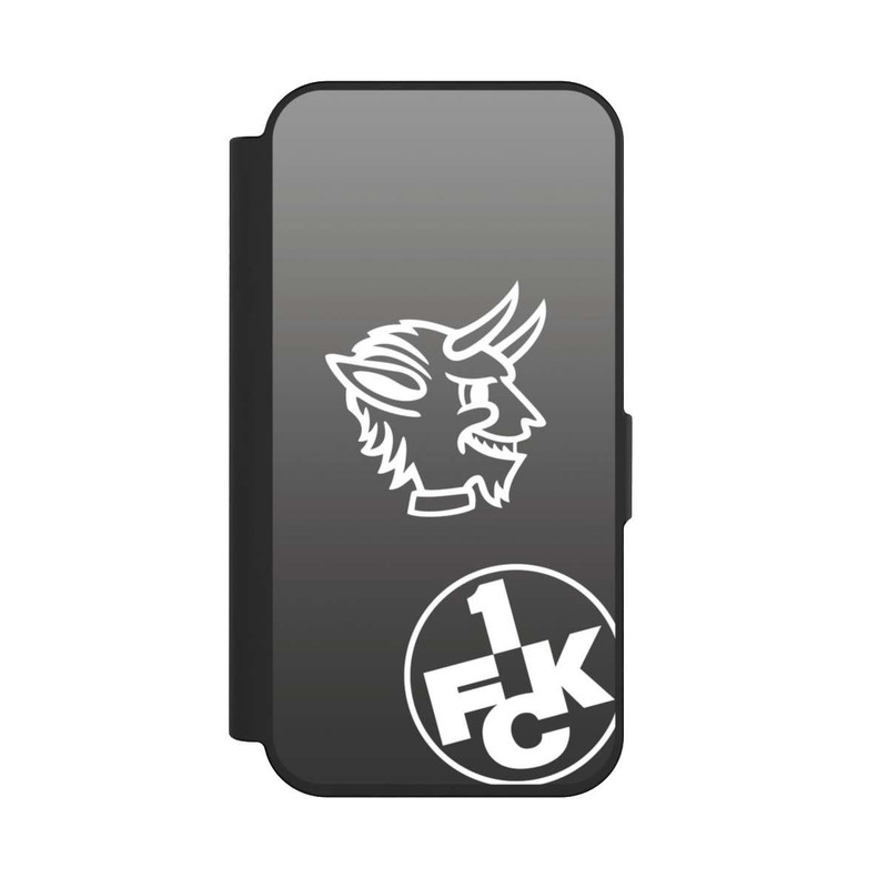 iPhone 15 Pro NIVOflip Teufelskopf FCK auf Schwarz