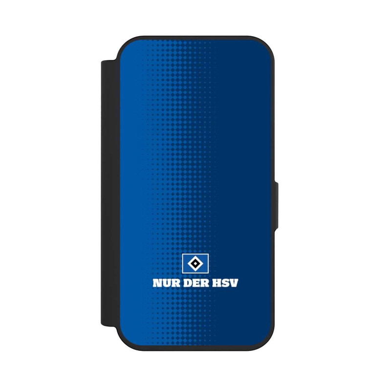 iPhone 15 Pro NIVOflip Nur der HSV - Trame de losange bleue