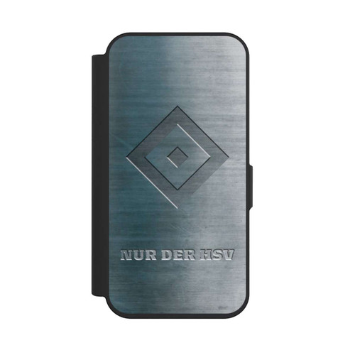 Apple iPhone 15 Pro NIVOflip Nur der HSV Metalllook