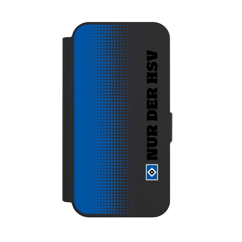 iPhone 15 Pro NIVOflip Nur der HSV - Trame losange bleue - sans fond