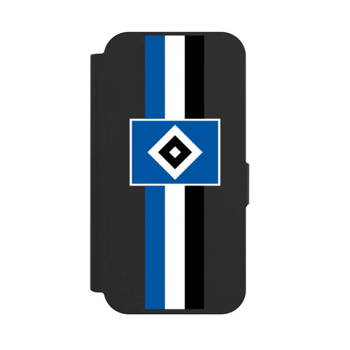 Apple iPhone 15 Pro NIVOflip HSV Streifen - Blau-Weiß-Schwarz - ohne Hintergrund